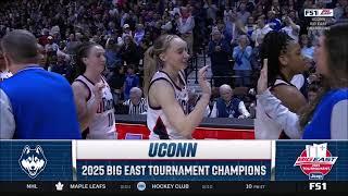  UConn Huskies Win Big East Women's Basketball Tournament Championship | Paige Bueckers, Azzi Fudd