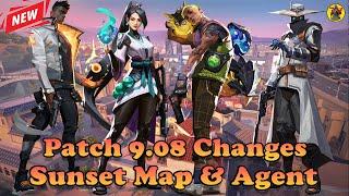 VALORANT Patch 9.08 Changes Leaks | Sunset Map | Phoenix, Sage, Cypher, and Gekko| @AvengerGaming71