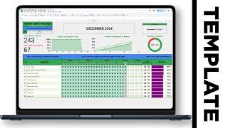 How to make a Smart Habit Tracker - Google Sheets Habit Tracker Template