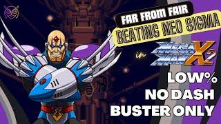 Staying sharp for the dashless, buster-only, low% Neo Sigma fight in Mega Man X2