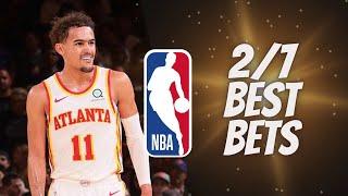 5 Best NBA Player Prop Picks, Bets, Parlays, Predictions for Today Wednesday February 7th 2/7