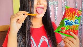 ASMR Taka Tak Eating Sound  | Spicy Food Chllange #asmr #asmrsounds #creativeragini