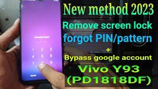 Solusi lupa pola vivo Y93 (1814) PD1818DF || Vivo Y93 pattern lock remove