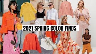 Shop The Top Spring Color Trends With Me | Fashion Trends 2021