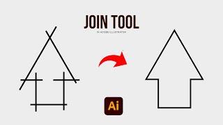 How to use the Join Tool in Adobe Illustrator | Join two Points or Paths |  Illustrator Tutorial