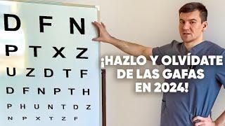 ¡5 minutos y olvidarás las gafas en 2024!