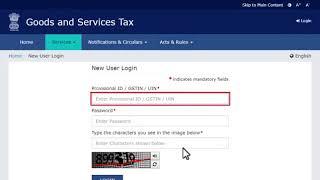 How to Login GST Portal for First Time User / New Registrant