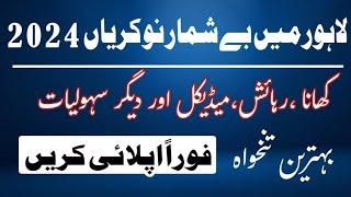 Lahore New Jobs 2024 | Different Private Jobs in Lahore | Today New Jobs in LHR @JOBSANDFIELDS