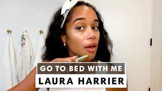 Laura Harrier's 7-Step Nighttime Skincare Routine | Go To Bed With Me | Harper's BAZAAR