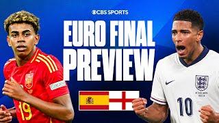Euro 2024 Final: Spain vs England Match Preview | CBS Sports