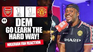 ARSENAL 1-1 MANCHESTER UNITED (3-*5) pen (Chuks - NIGERIAN FAN REACTION ) - FA CUP HIGHLIGHTS 23-24