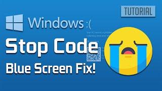 Windows 10 Stop Code FIX [2024 Solution]