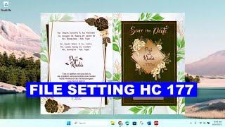 File setting hc 177 cdr