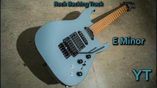 Heavy Rock Guitar Backing Track E Minor