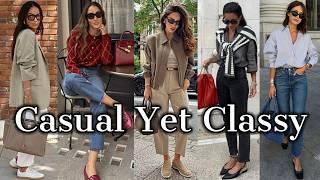 Mastering ELEGANT CASUAL WEAR *51 Outfit Ideas for Elegant Women*