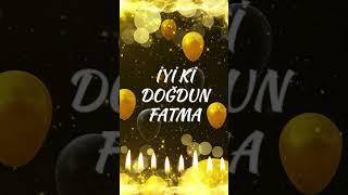 İyi ki doğdun Fatma | Fatma İsmine Özel Doğum Günü Şarkıları | Mutlu Yıllar Fatma