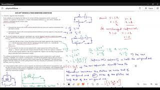 Analyzing Electrical Circuits Involving Capacitors and Resistors:2016 AP2 FRQ