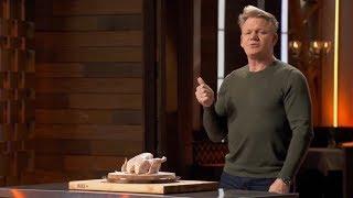 Gordon Ramsay Carves a Chicken Blindfolded | Masterchef