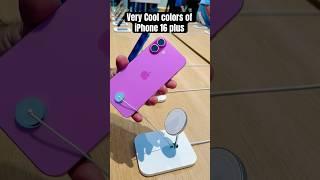 VERY COOL  iPhone 16 Plus Colors At Apple Store #apple #iphone #iphone16 #iphone16plus #applestore