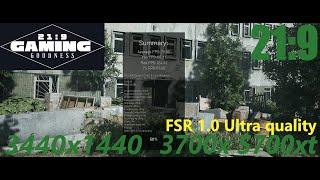 Chernobylite 21:9 Ultra | FSR | 3440x1440 | 3700X | 5700XT