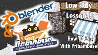 Low Poly With Blender: Tutorial 3 - Pribambase Live Texture Drawing