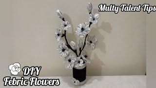 How To Make DIY Fabric Flowers|Multy Talent Tips|