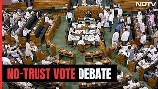 Date For Debate On Opposition's No-Confidence Motion To Be Decided On Monday: Sources