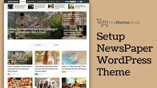 NewsPaper WordPress Theme Setup Tutorial