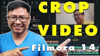 How to Crop Video Tutorial | Filmora 14 Tutorial For Beginners