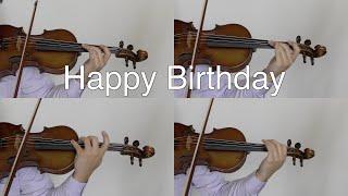 "Happy Birthday" - D Major (Violin Arrangement)