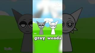 Gray and Wenda ? #incrediboxsprunki #sprunki #incredibox #sprunkiincredibox #wenda #gray