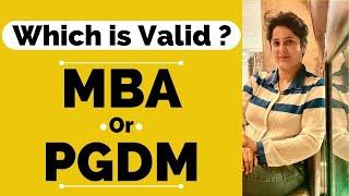 Difference between PGDM and MBA | MBA vs PGDM | Choosing Between MBA and PGDM | Which is best?