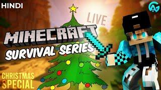 {Hindi} Decorating my House | Christmas Special | Minecraft Survival Series Day #5 + Giveaway