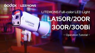 Godox LA150R, LA300Bi, and LA300R Litemons LED Lights