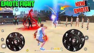 Free Fire New Emote Fight On Factory Roof  Noob Adam Vs Pro Player Emote Fight  Garena Free Fire 