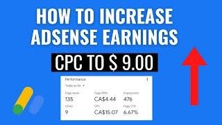 How to Increase Google AdSense CPC
