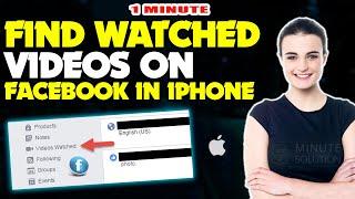 How to Find Recently watched videos on Facebook in iPhone or iPad 2024