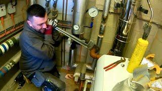 Installing A Safety Valve On Iron Pipework