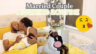 MORNING ROUTINE EN COUPLE AVEC UN BEBE | MARRIED COUPLE MORNING ROUTINE