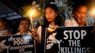 Protesters in Manila urge end to drug killings