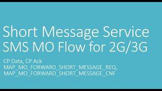 Short Message Service - SMS MO Flow for 2G / 3G GSM WCDMA Networks