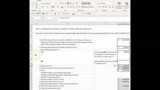 Qualified Dividends and Capital Gain Tax Worksheet in Excel