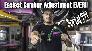 How To Adjust Your Camber In Under 5 MINUTES!! | SERIAL999 Front Upper Control Arm