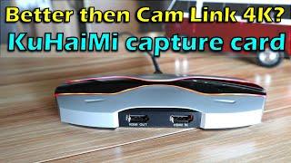 Kuhaimi HCA25P 4K Video Capture Card review and vs CamLink 4K