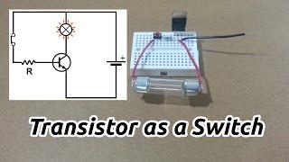 Using a Transistor as a Switch