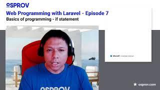 Coding with PHP Laravel EP7 - If Else Statement