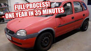 Full Restoration in 35 min - Start to Finish Project - £300 Opel Corsa (Vauxhall)