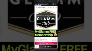 Myglamm Free membership  the glamm club loot offer today #myglamm #loot #yehhayaat #shorts