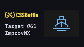 CSS Battle #61 - ImprovMX | 100% match solution