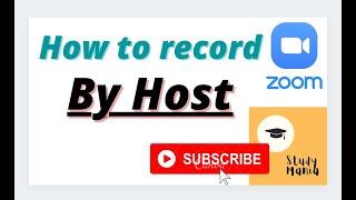How to record zoom meetings on Mobile Phone with Audio by Host | Zoom Recording with Audio in Mobile